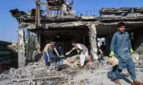 Taliban Blame Pakistan for Twin Drone Strikes on Kabul