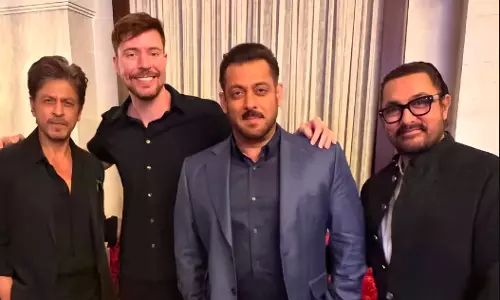 YouTuber MrBeast Meets SRK, Salman, Aamir Amid Possible Collaboration YouTuber MrBeast Meets SRK, Salman, Aamir Amid Possible Collaboration