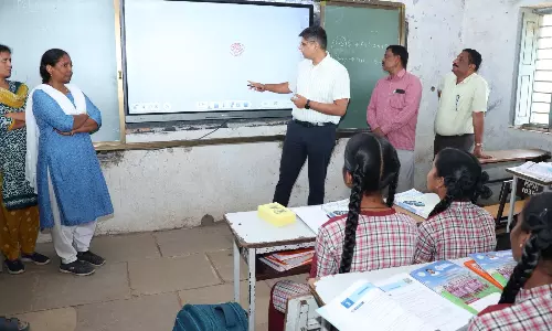 Kamareddy Collector Turns Teacher During Surprise School Visit