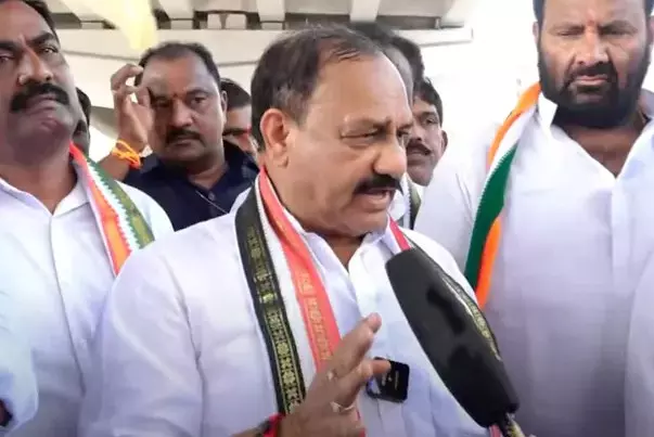 Congress Stands Firm on BC Quota, Says Mahesh Kumar Goud at BC Bandh Rally Congress Stands Firm on BC Quota, Says Mahesh Kumar Goud at BC Bandh Rally