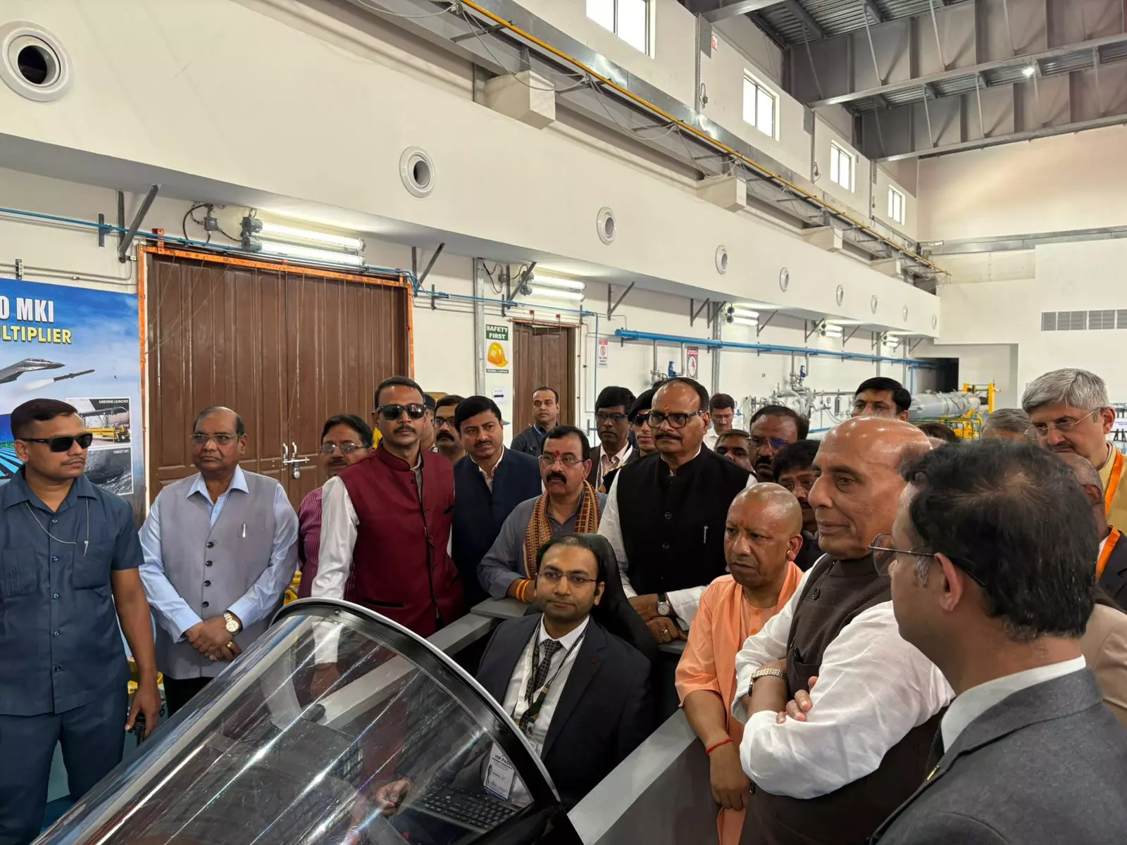 Rajnath, Yogi Flag off First Batch of UP-Made BrahMos Missiles