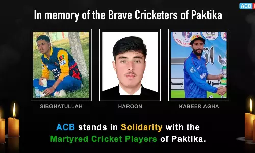 Three Afghan Cricketers Killed in Pak Airstrikes