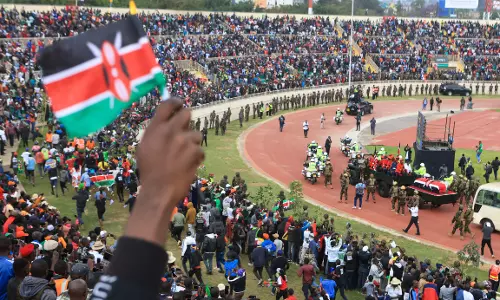 Stampede at Funeral of Kenyas Former PM Odinga Kills 2