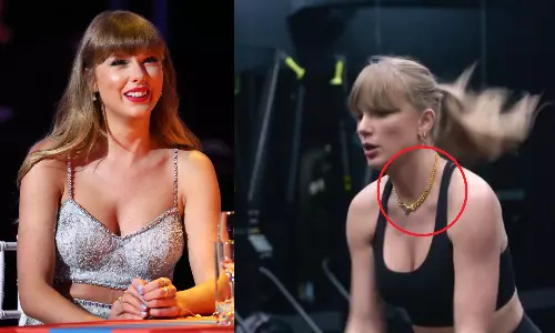 Working Out in a $23K Cartier Necklace? Taylor Swift Viral Clip Explained