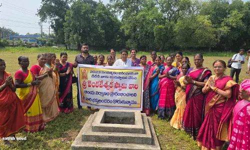 Devotees Protest 2-Year Delay in Karimnagar TTD Temple Construction Devotees Protest 2-Year Delay in Karimnagar TTD Temple Construction