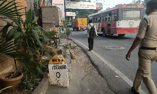 Nampally Zero Milestone Still Marks Hyderabad Heart