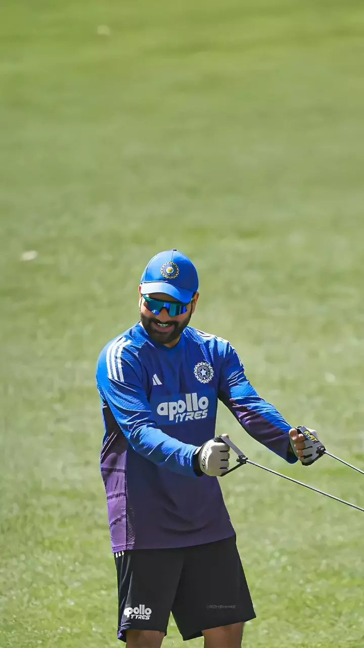 In Pics: Team Indias Practice Session ahead of Australia ODIs
