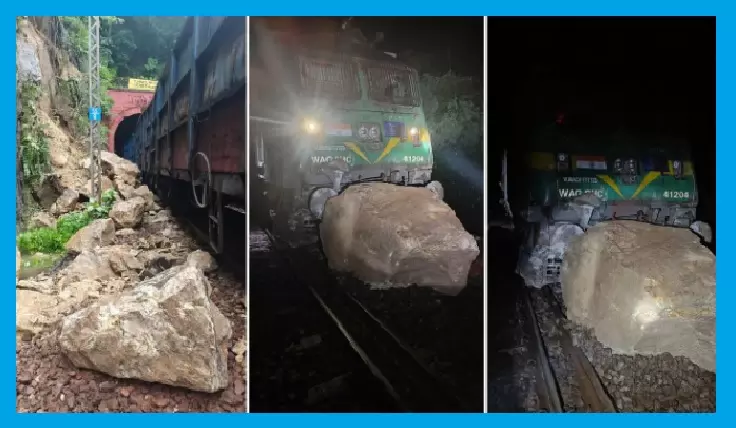 Boulder Fall Disrupts Visakhapatnam–Kirandul Train Services