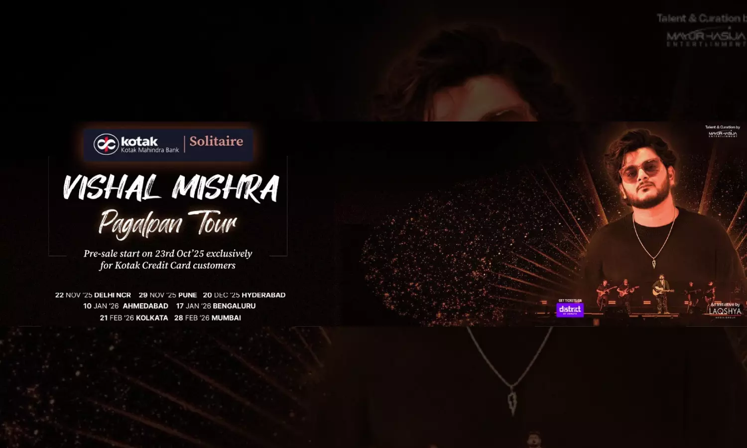 Vishal Mishra’s Pagalpan Tour 2025–26 Announced