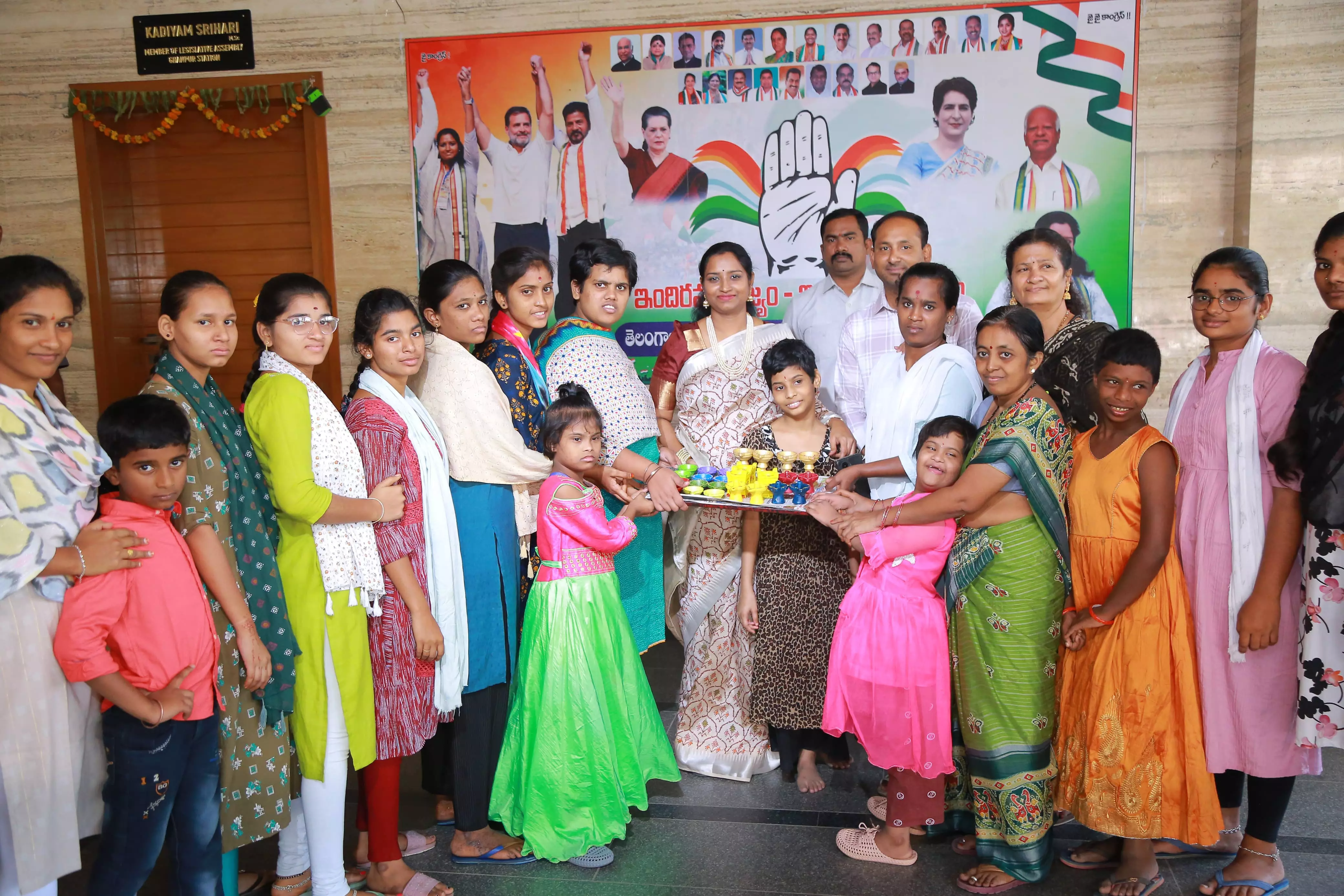 Warangal MP Celebrates Diwali with Kids at Special Needs Centre