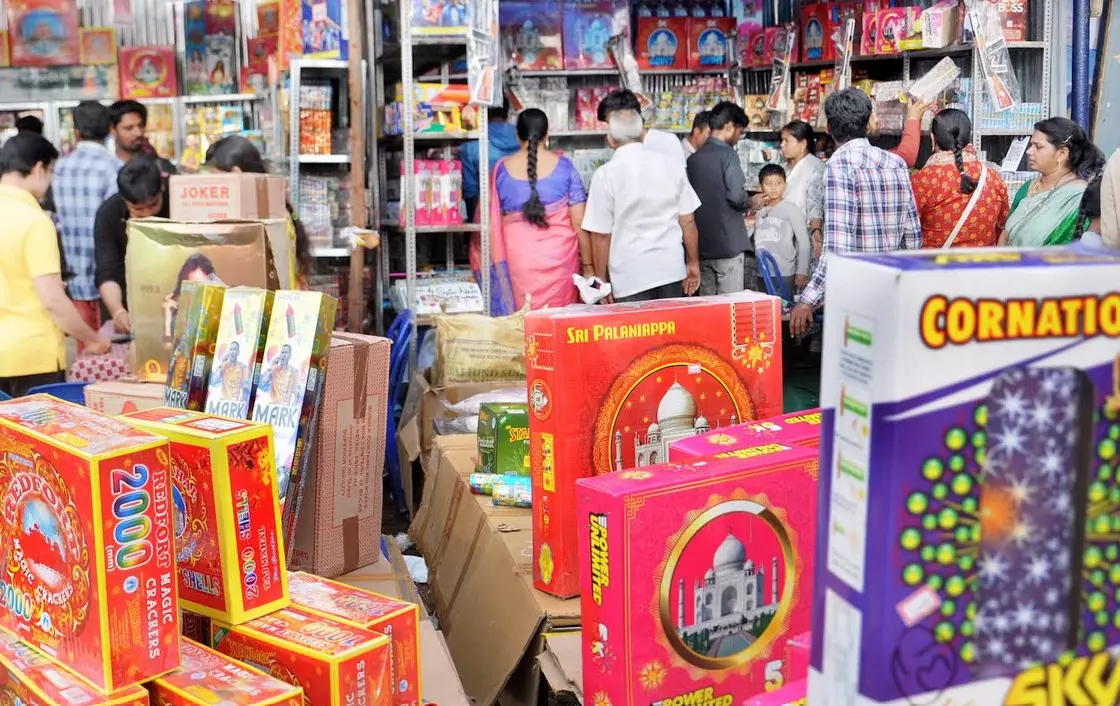 Traditional Crackers Missing During Diwali Festival