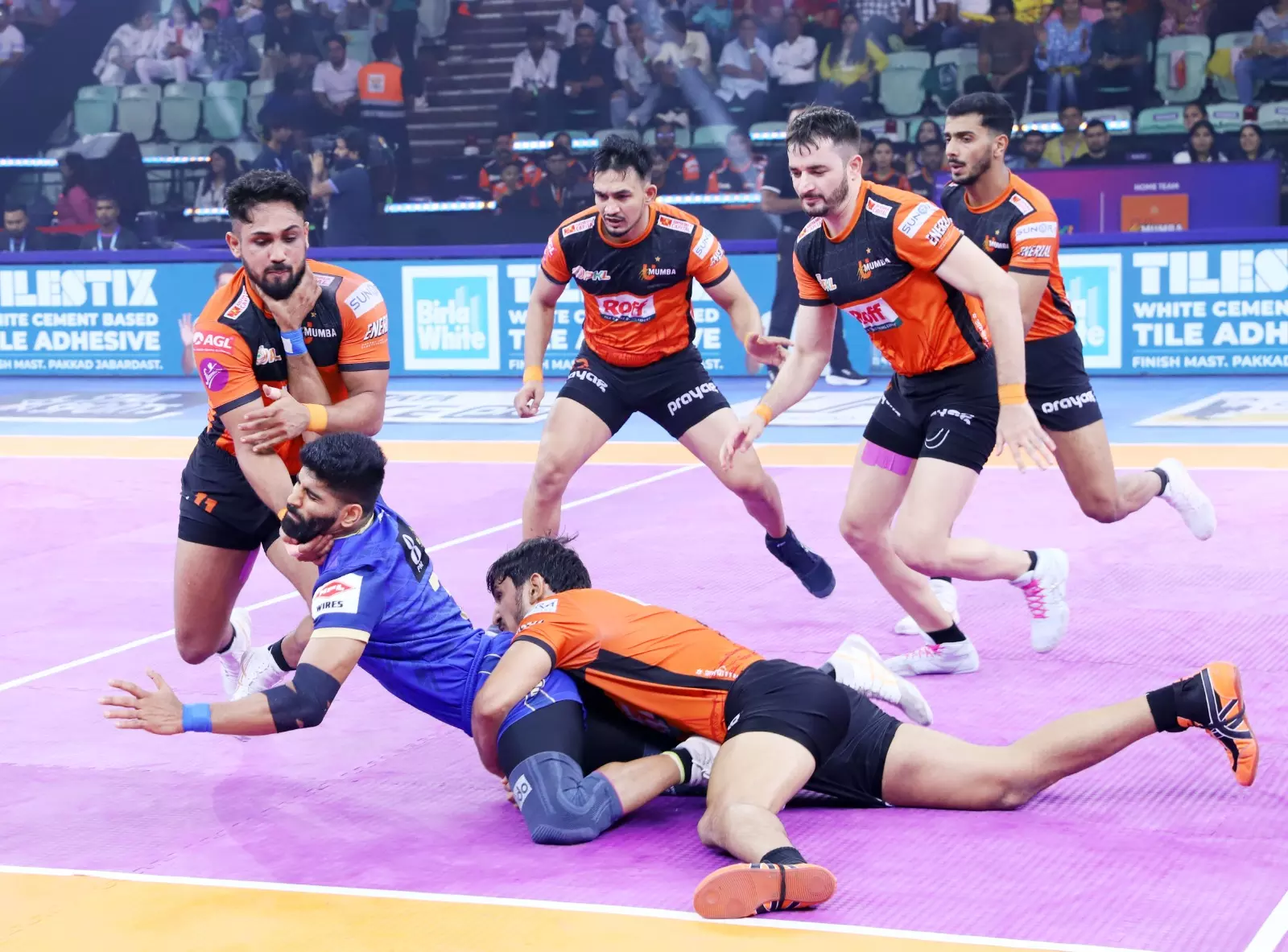 U Mumba Hold Nerves in Thrilling Tie-Breaker Against Haryana Steelers; Qualify for PKL 12 Top Eight
