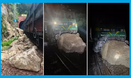 Boulder Fall Disrupts Visakhapatnam–Kirandul Train Services