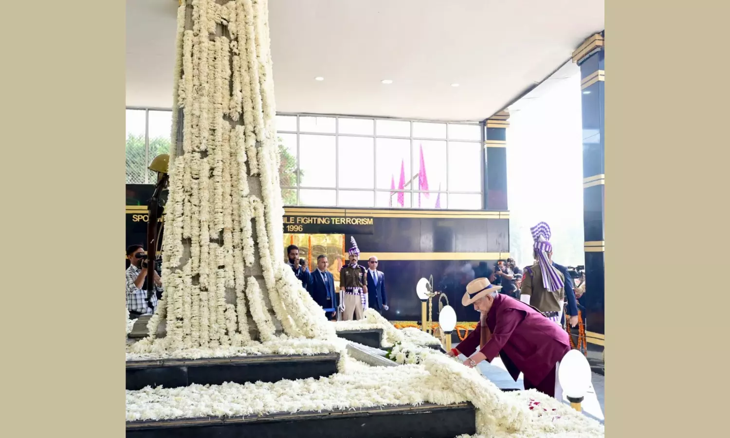 Manoj Sinha And CM Omar Abdullah Honour Valour of J&K Police Force