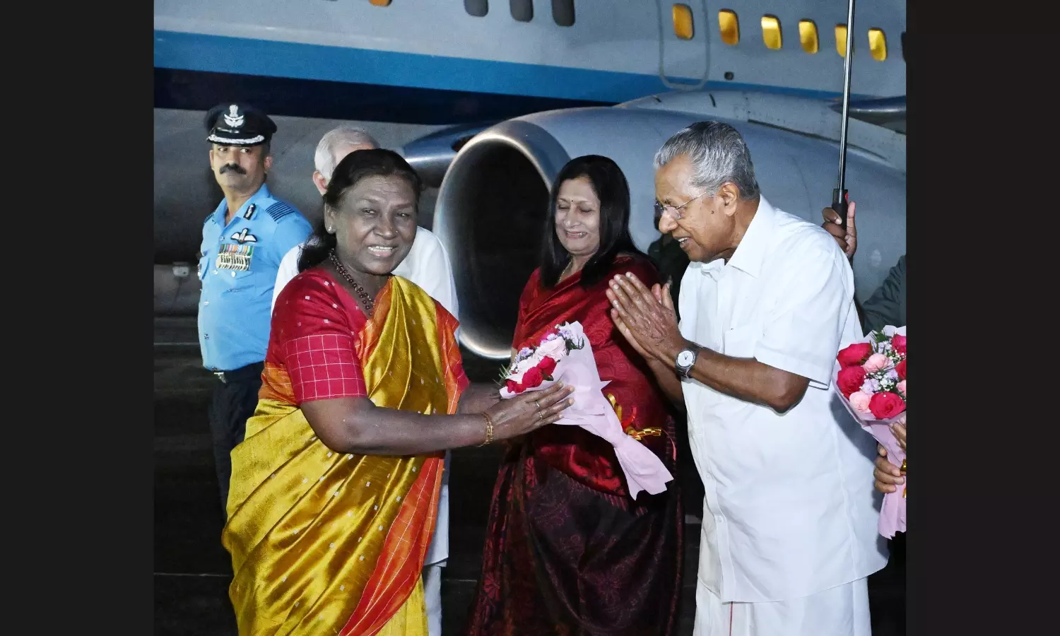 President Droupadi Murmu Arrives in Kerala for a Four-Day Visit
