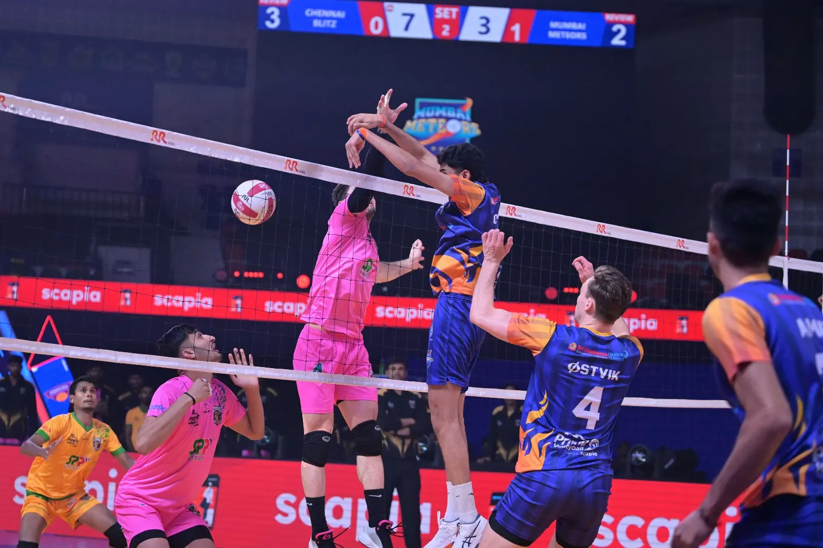 PVL 2025: Mumbai Meteors Qualify for Semi-finals With Win Over Chennai Blitz
