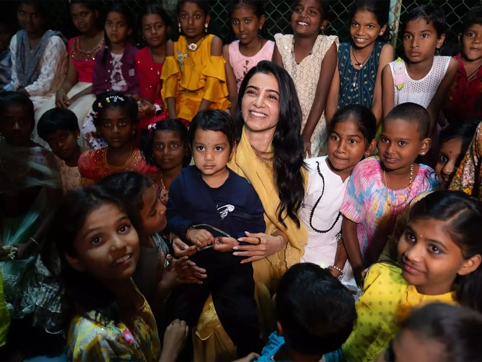 Samantha Ruth Prabhu Celebrates Diwali With Children From NGOs