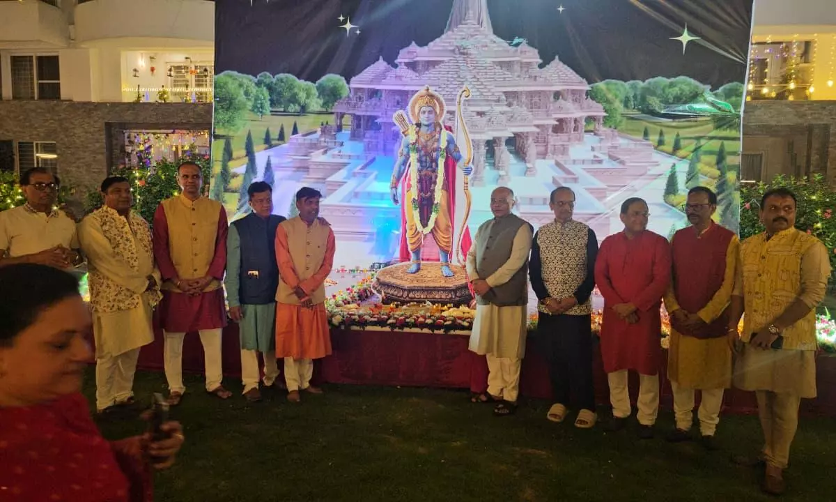 Welkkin Central Garden Illuminates With 11,000 Diyas For Grand Deep Utsav — Featuring Ram Mandir Darshan & Special Aarti Celebration Welkkin Central Garden Illuminates With 11,000 Diyas For Grand Deep Utsav — Featuring Ram Mandir Darshan & Special Aarti Celebration