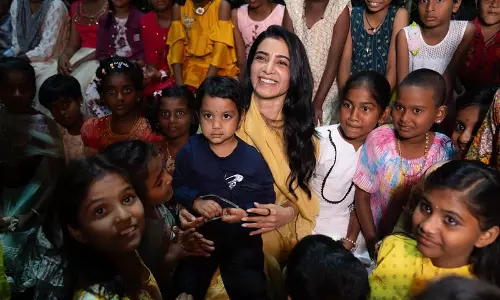 Samantha Ruth Prabhu Celebrates Diwali With Children From NGOs
