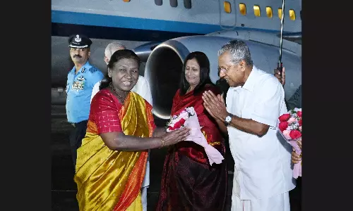 President Droupadi Murmu Arrives in Kerala for a Four-Day Visit