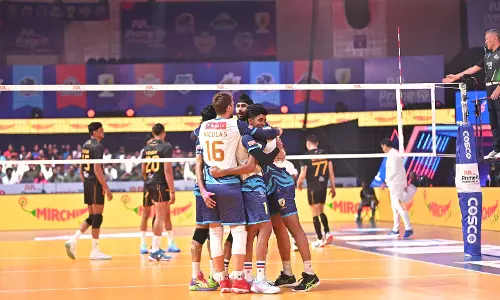 PVL 2025: Kochi Blue Spikers End Campaign With Motivating 3-1 Win Over Ahmedabad Defenders
