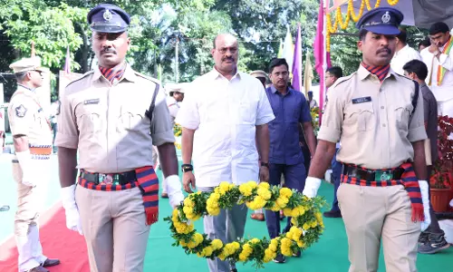 North Andhra Districts Police Pay Tributes to Their Martyrs