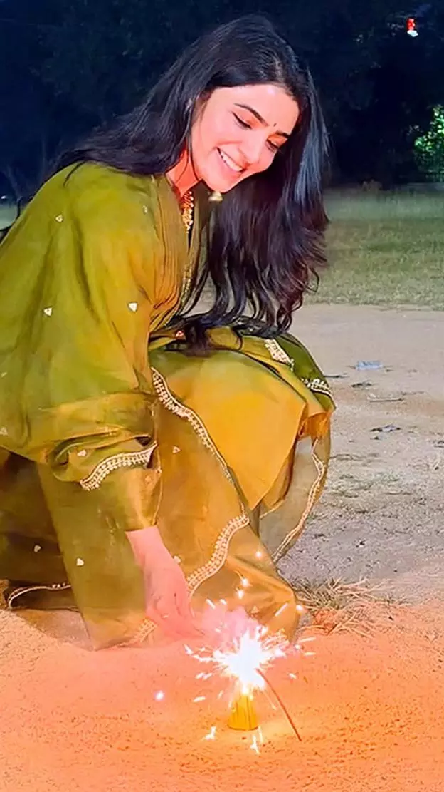 Tollywood celebs participate in Diwali festivities