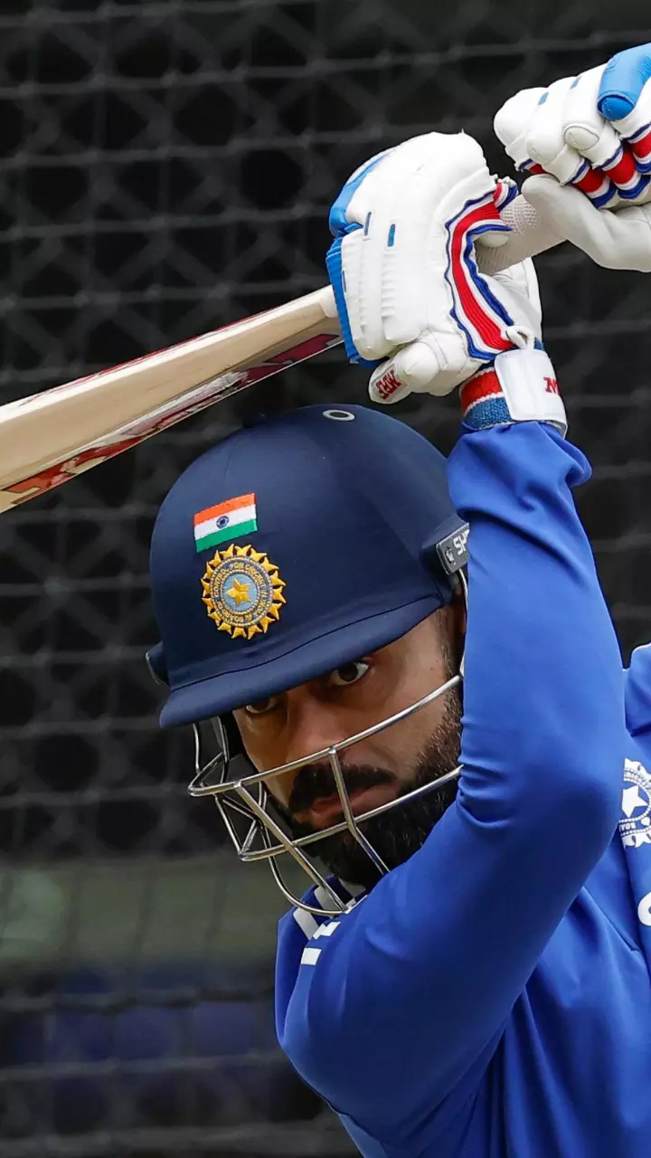 In Pics: Team India Practice ahead of 2nd ODI vs Australia