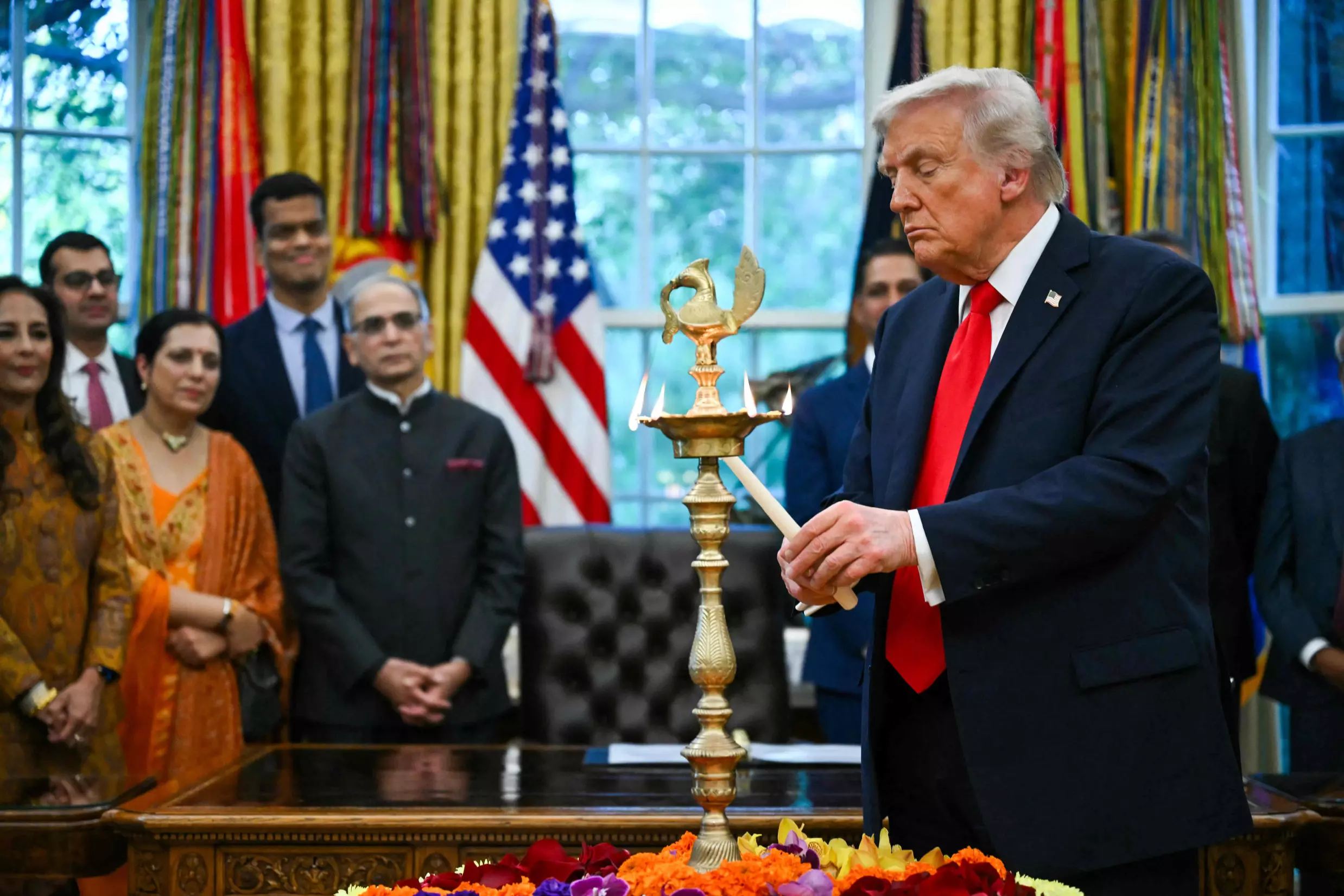 Trump Celebrates Diwali at White House, Lauds Modi Trump Celebrates Diwali at White House, Lauds Modi