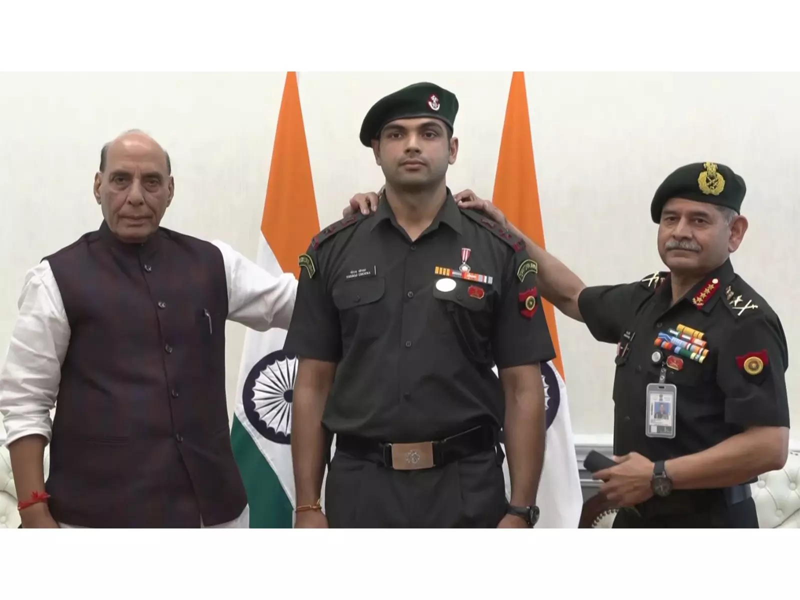 Neeraj Chopra Conferred Honorary Lieutenant Colonel Rank in Territorial Army Neeraj Chopra Conferred Honorary Lieutenant Colonel Rank in Territorial Army