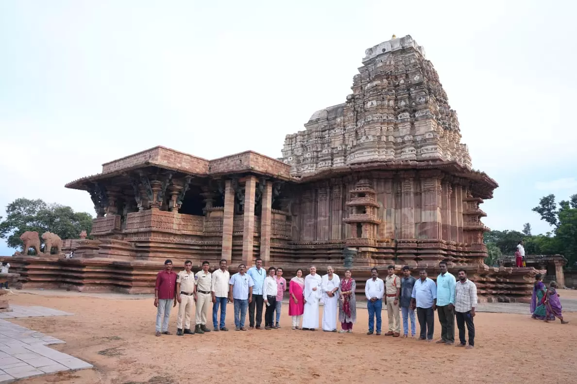 UP, Punjab Power Panel Chiefs Hail Ramappa Temple UP, Punjab Power Panel Chiefs Hail Ramappa Temple