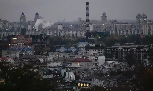 Russian Strikes on Kyiv Kill Two