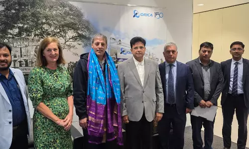 Sridhar Babu Meets Orica CEO Sanjeev Gandhi in Australia