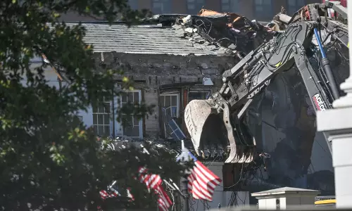 Music to My Ears: Trump Brushes off White House Demolition Critics