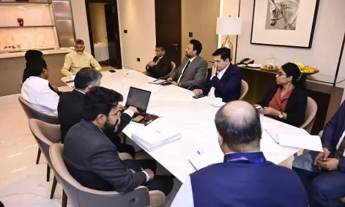 AP CM Naidu Receives Grand Welcome In Dubai