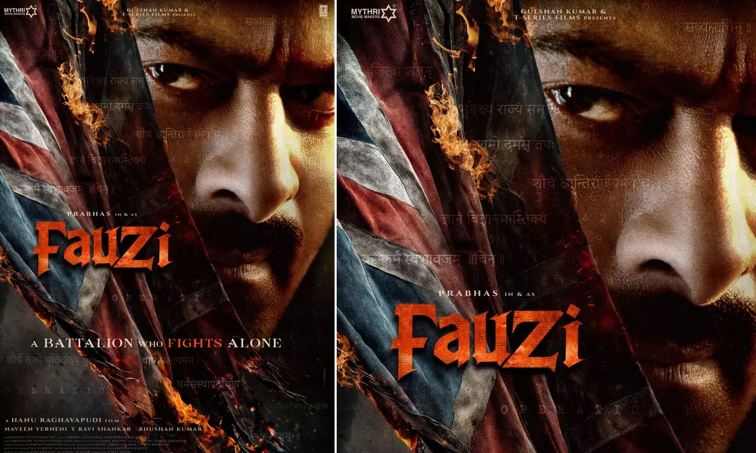 Rebel Star Prabhas Fauzi Poster Stuns