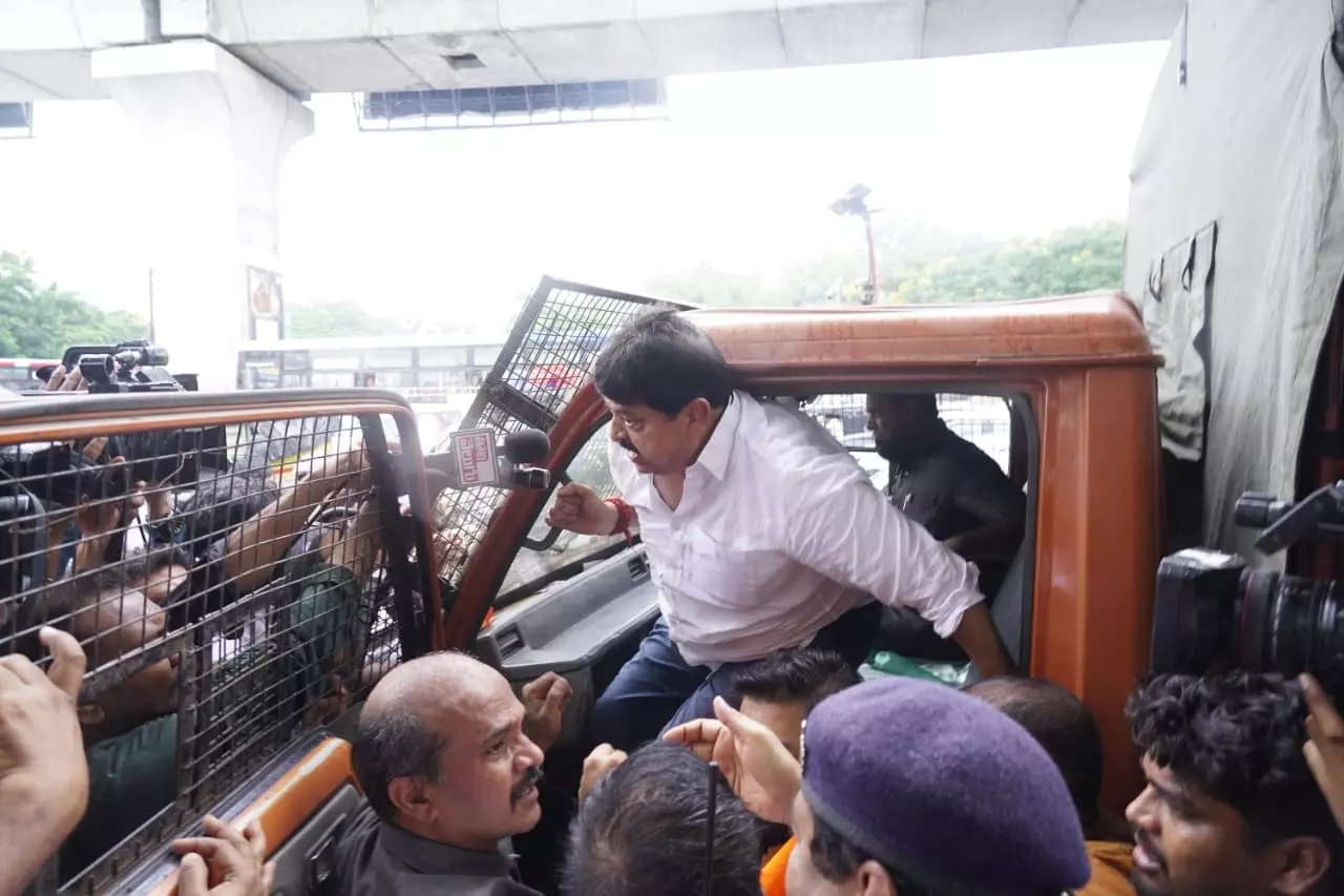 Telangana BJP Leaders Condemn Attack on Cow Vigilante Telangana BJP Leaders Condemn Attack on Cow Vigilante