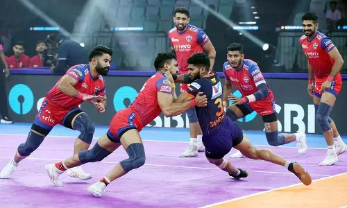 Skipper Sumit Sangwans High Five Helps Up Yoddhas Sign Off With A Win Over U Mumba