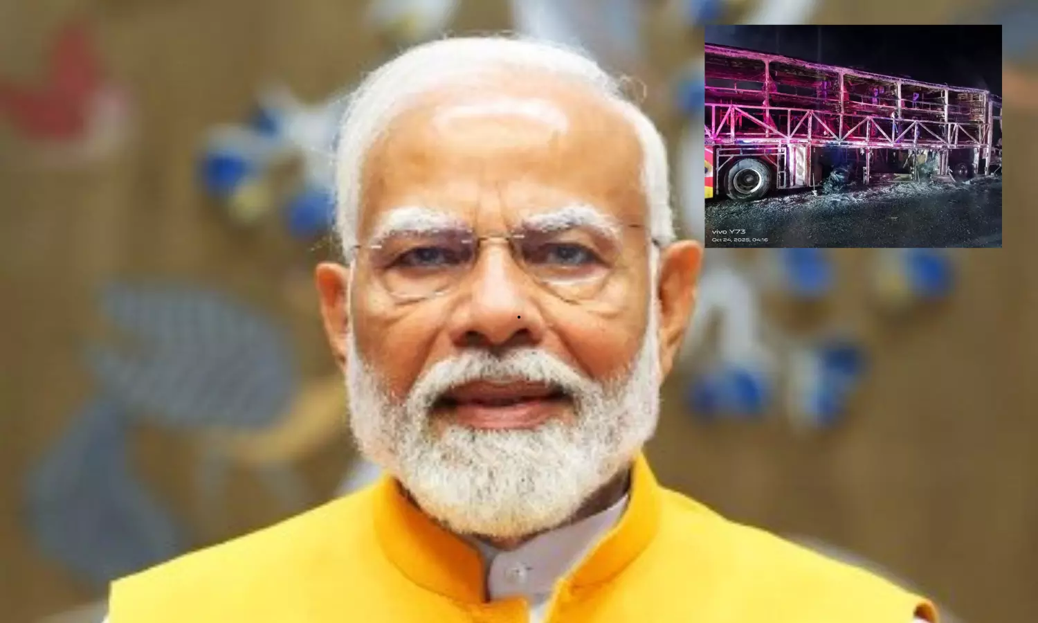 Kurnool Bus Mishap: PM Modi Announces Ex-Gratia