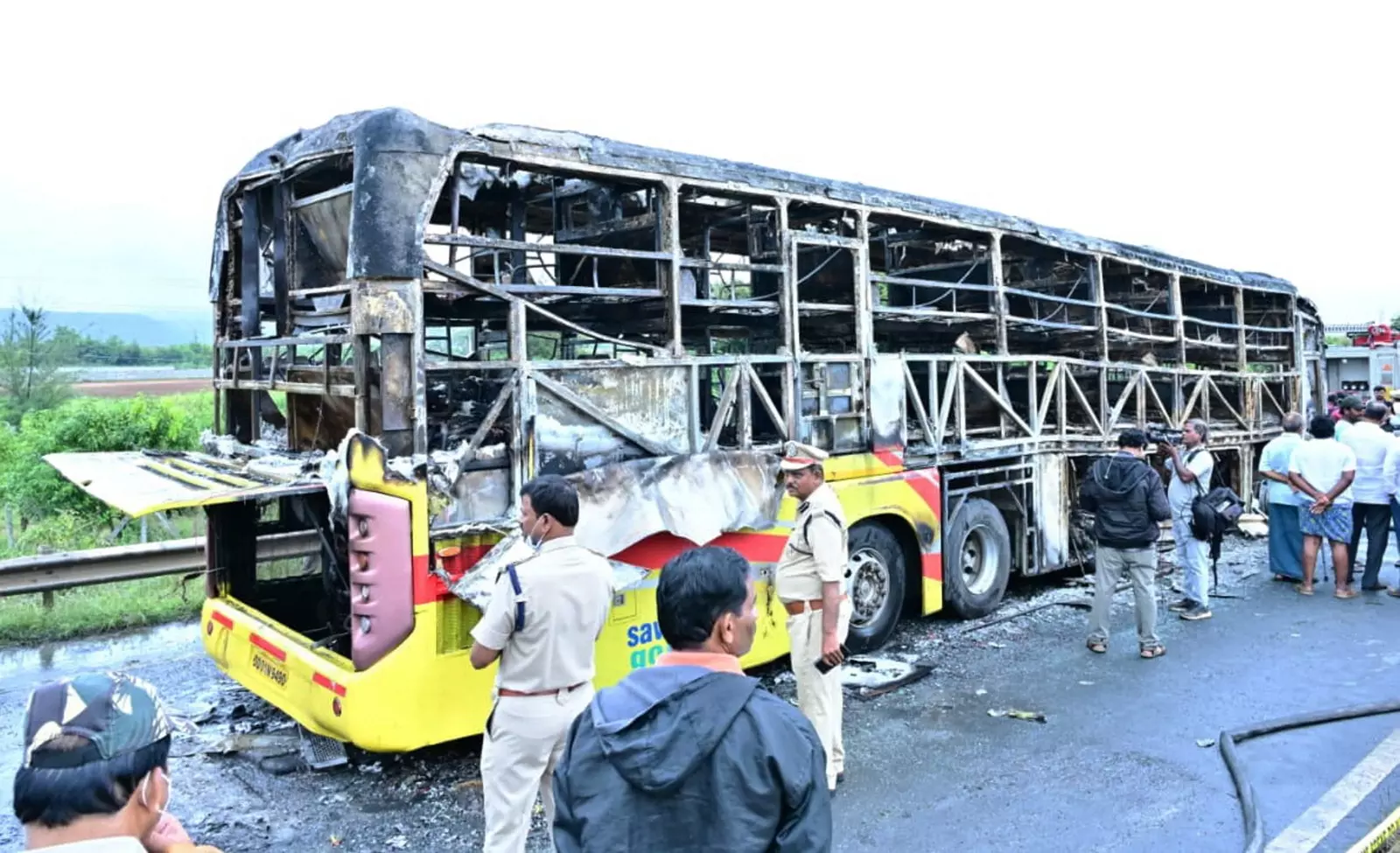 Family Killed in Kurnool Bus Accident