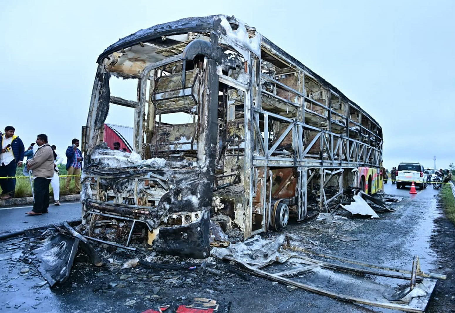 Exploding Bus Engine Experts Blame Cheaper Inflammable Interiors for Setting Bus Ablaze