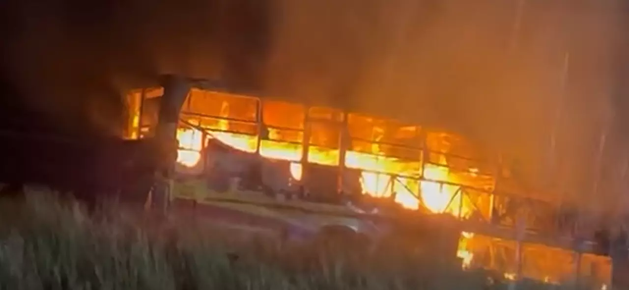 Bus Fire: Road Transport Workers Demand ₹50-Lakh Ex Gratia Bus Fire: Road Transport Workers Demand ₹50-Lakh Ex Gratia