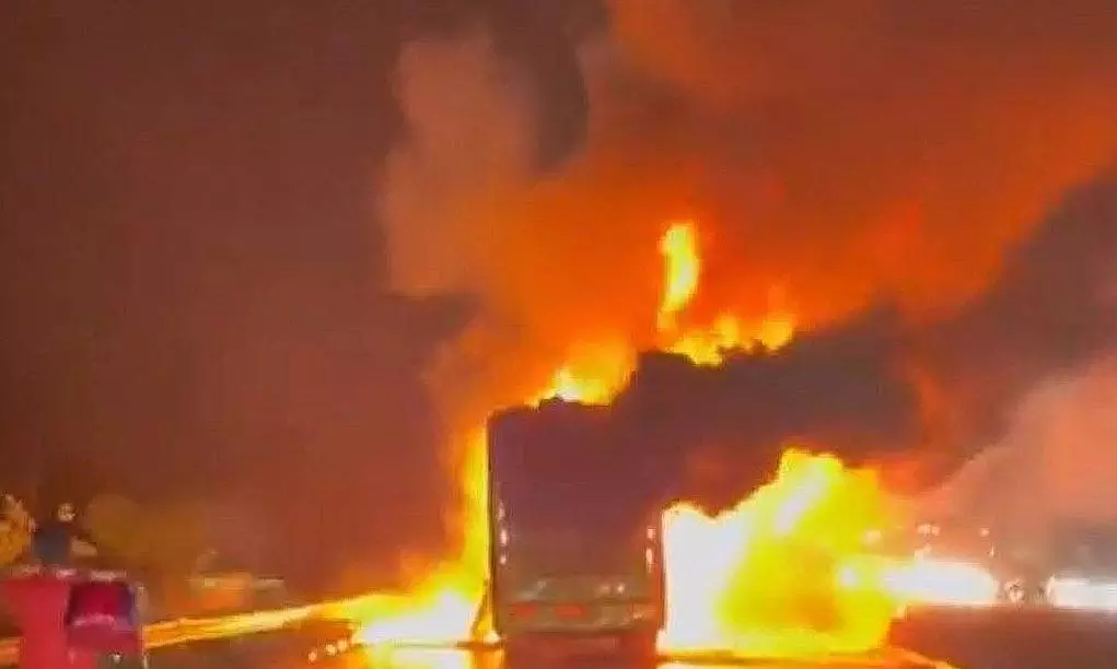 Cases Filed Against Kaveri Bus Driver, Owners Cases Filed Against Kaveri Bus Driver, Owners