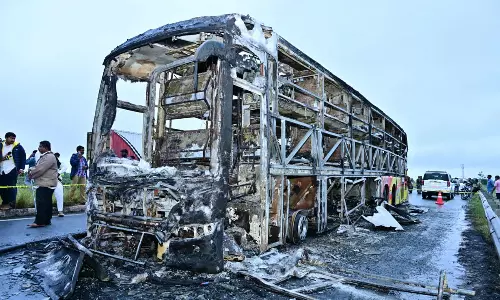 Bus Fire in Kurnool Kills 20