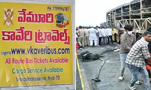 Kurnool Tragedy: Owner Claims Bus Is Fit Kurnool Tragedy: Owner Claims Bus Is Fit