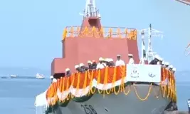 Coast Guard Launches Two Indigenous Fast Patrol Vessels