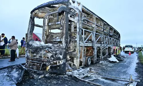 Experts Blame Cheaper Inflammable Interiors for Setting Bus Ablaze