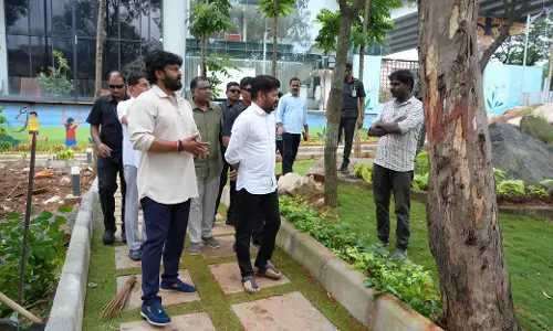 CM Revanth Reddy Inspects GHMC Park Work at Jubilee Hills