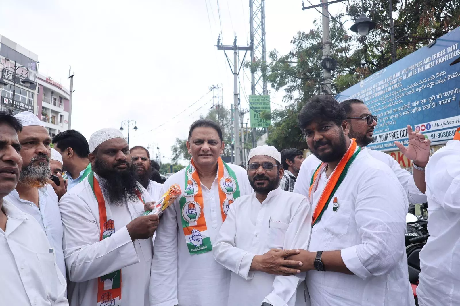 Azharduddin  Urges Voters to Elect Naveen Yadav with a Huge Majority in Jubilee Hills