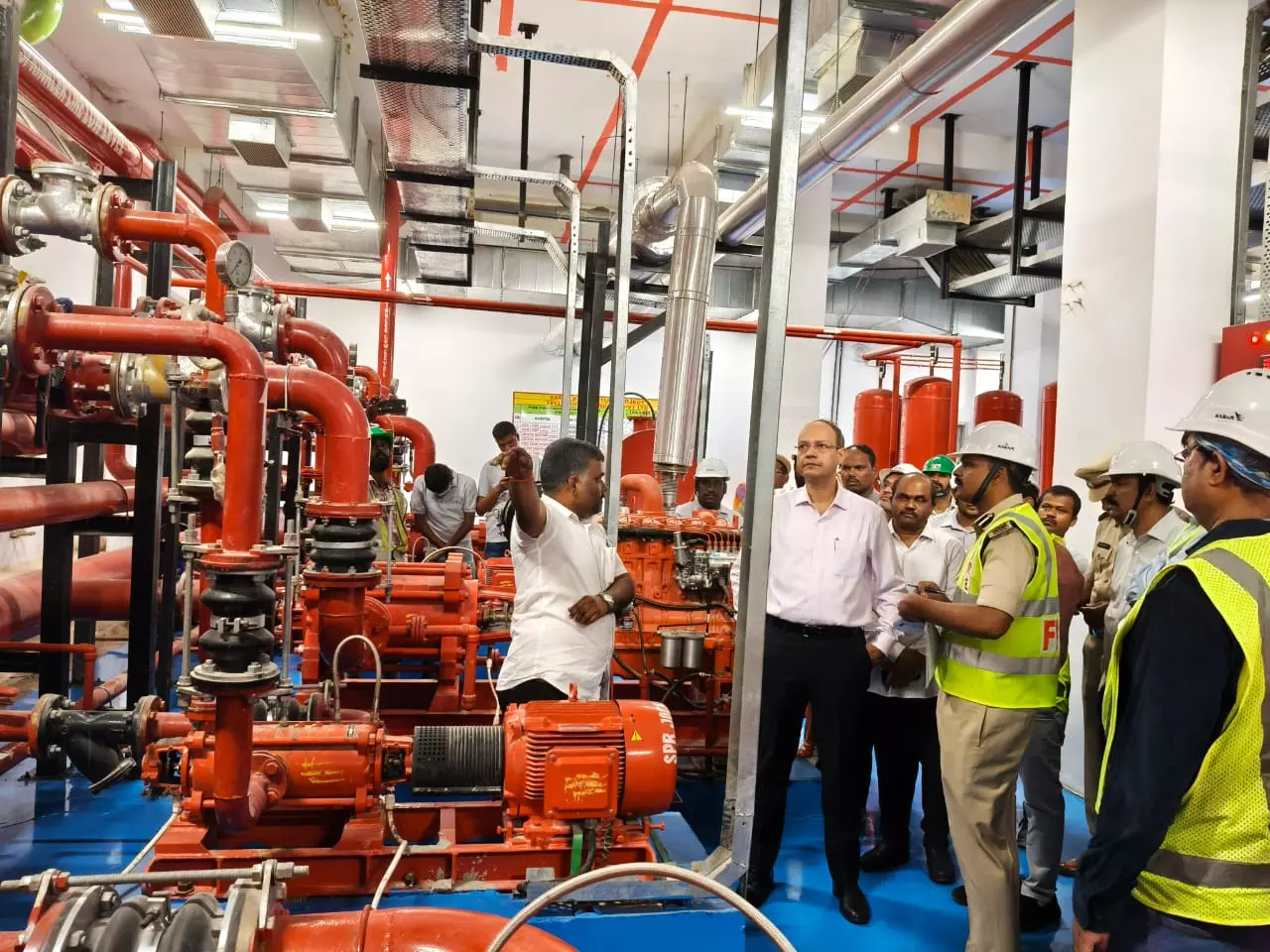 Fire DG Inspects High-Rise Building in Hyderabad to Ensure Preparedness